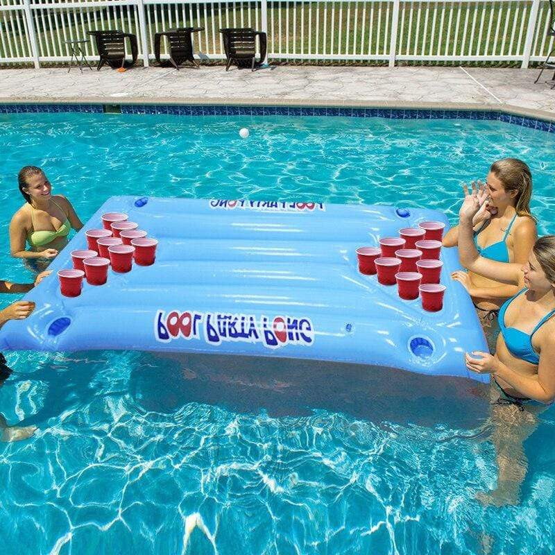 Pool Pong | The Inflatable Beer Pong - Life Hack Stock