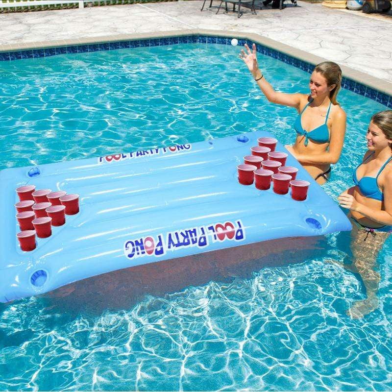 Pool Pong | The Inflatable Beer Pong - Life Hack Stock